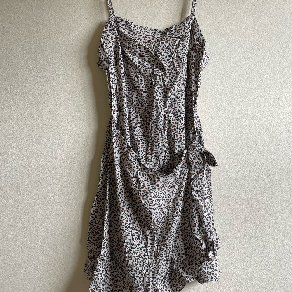 Abercrombie & Fitch Printed Asymmetrical Sundress